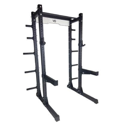 Half rack med viktförvaring